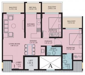 SS Trinity Towers - Floor plan
