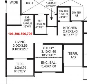 NMV Shree Apartment - Floor plan