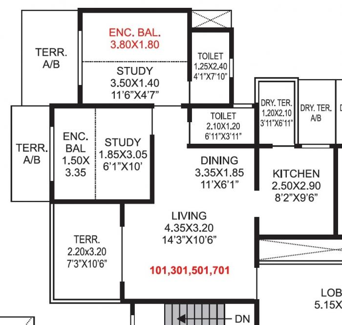 NMV Shree Apartment - Floor Plan