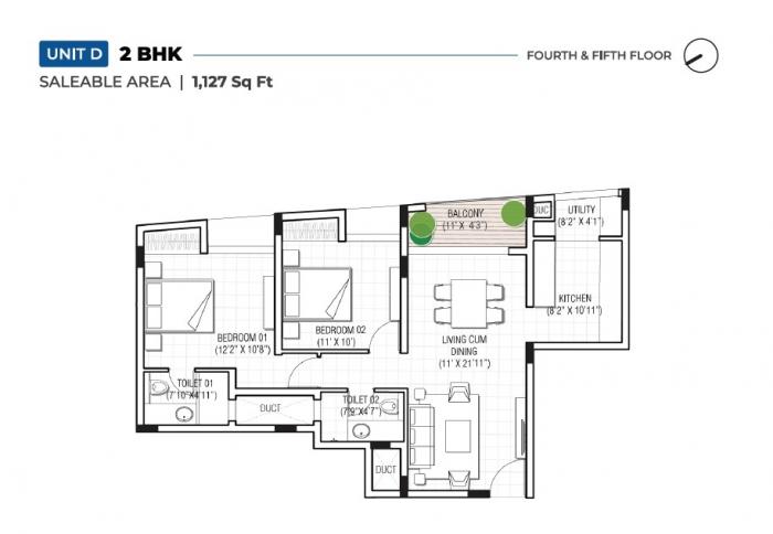 EK Aster - Floor Plan