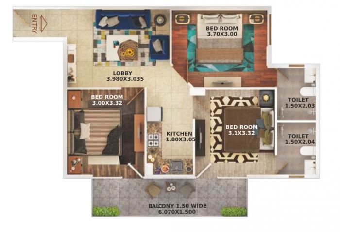 Pyramid Infinity - Floor Plan
