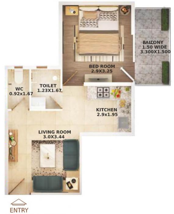 Pyramid Infinity - Floor Plan