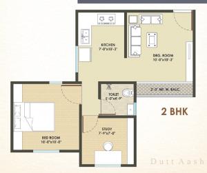 Shree Gajanan Dutt Aashray - Floor plan