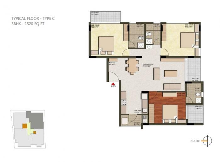 Oxygen Hasiru - Floor Plan