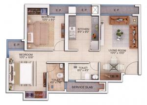 Mahavir Spring Daffodils - Floor plan