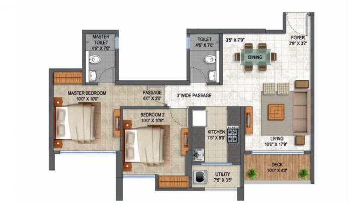 Lodha Splendora - Floor Plan