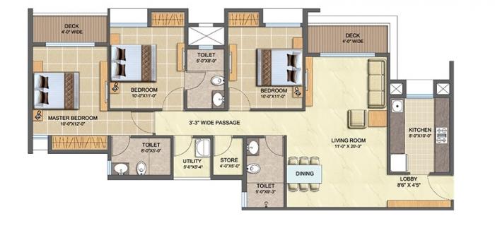 Lodha Splendora - Floor Plan