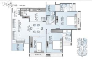 Dharmadev Neelkanth Riverview - Floor plan