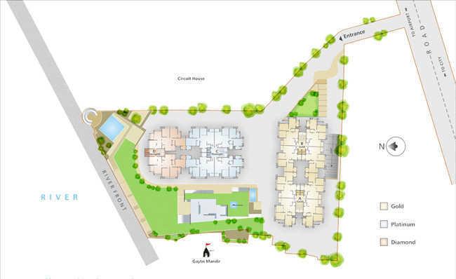 Dharmadev Neelkanth Riverview - Master Plan