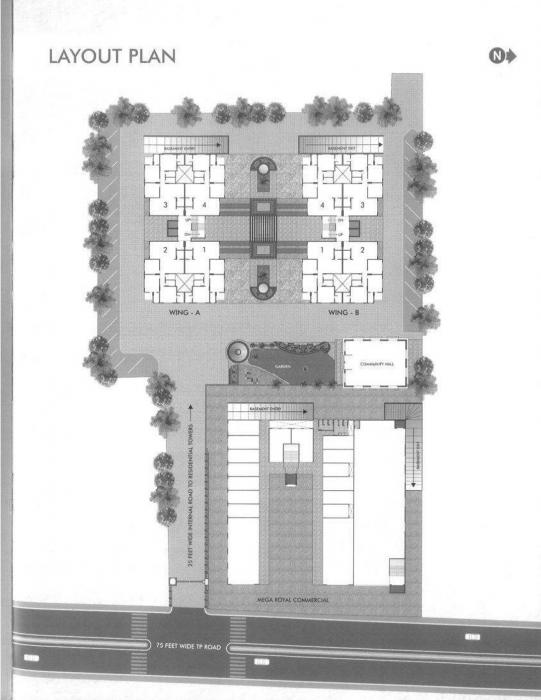 Shree Mega Royal - Master Plan