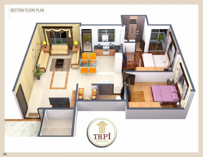 Aakar Tapi Enclave - Floor Plan