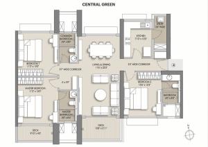 Courtyard Asteria B - Floor plan