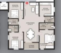 GK Zenith - Floor Plan
