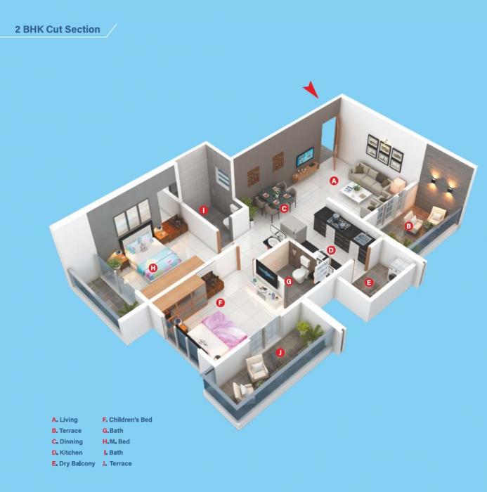 Saffron - Floor Plan