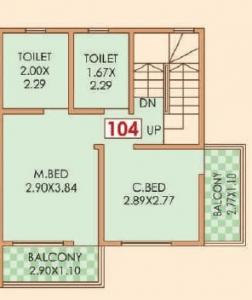 Sainandan Eka Valley - Floor plan