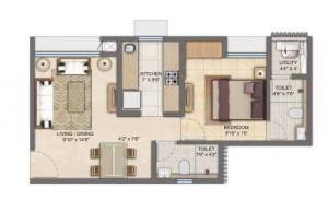Lodha Upper Thane Tiara - Floor plan