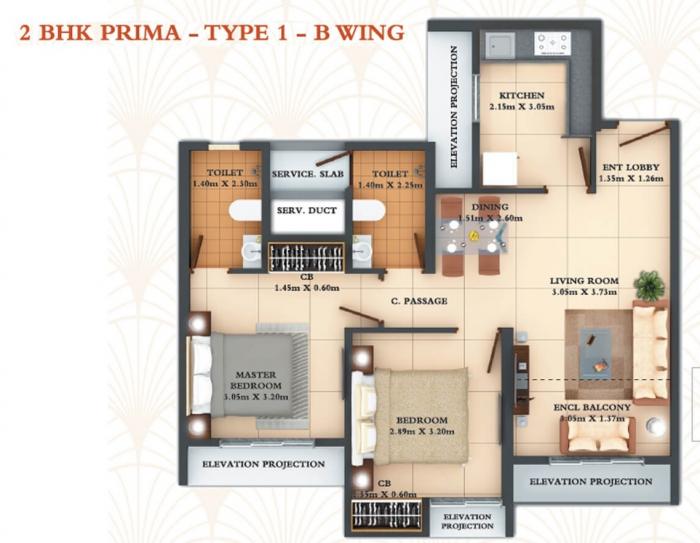 Dosti Pine - Floor Plan