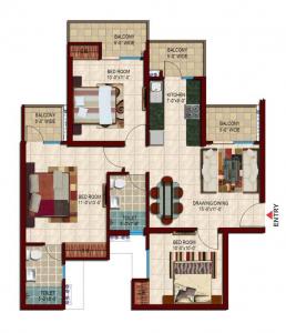 Nirala Estate II - Floor plan
