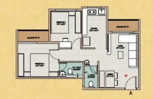 Raj Tulsi Aagman - Floor plan