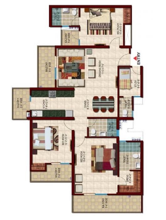 Nirala Estate II - Floor Plan