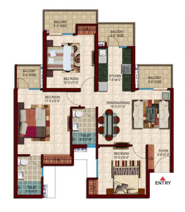 Nirala Estate II - Floor Plan