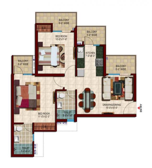 Nirala Estate II - Floor Plan