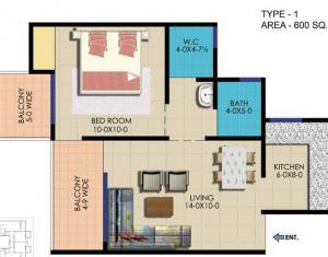 Ekdant Rawal Residency - Floor plan