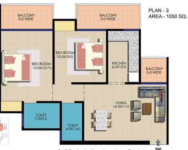 Ekdant Rawal Residency - Floor Plan