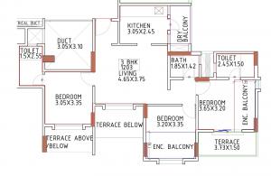 Palaash Sadaphuli - Floor plan