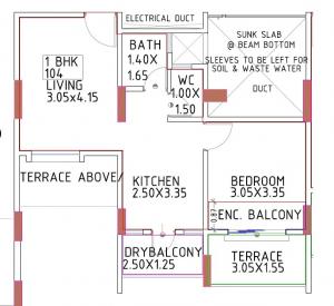Palaash Sadaphuli - Floor plan