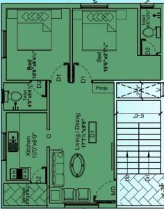 Rahul Asthalakshmii - Floor plan