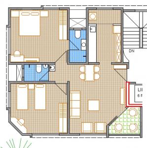 R B Sadanand Condominium - Floor plan
