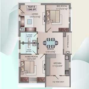 Riddhi Grandeur - Floor plan