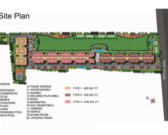 Ekdant Rawal Residency - Master Plan