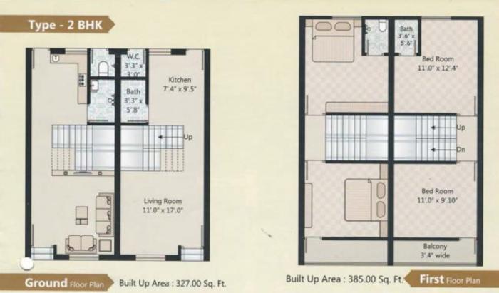 Kalp Dev Residency - Floor Plan