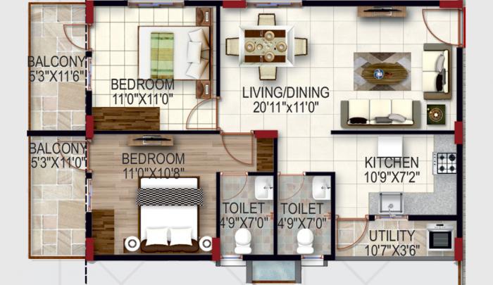 JCSV Pride - Floor Plan