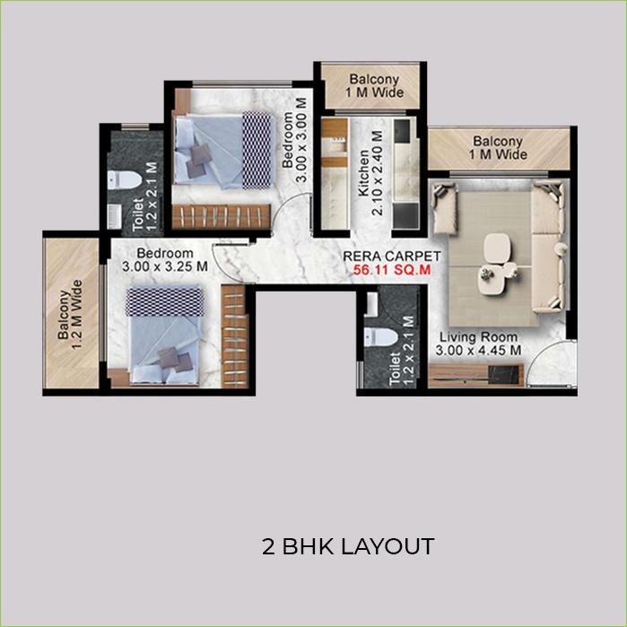 Vision Srushti - Floor Plan