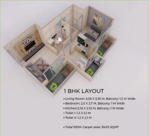 Vision Srushti - Floor plan