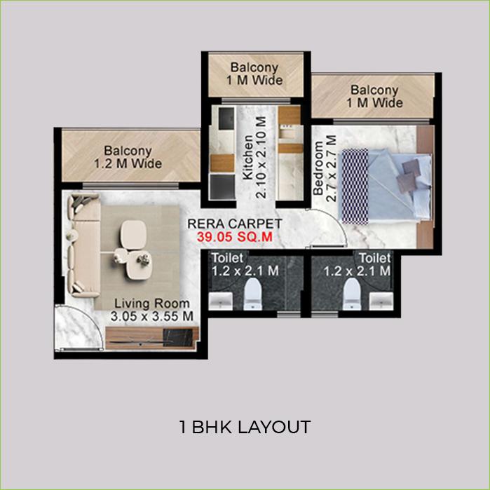 Vision Srushti - Floor Plan