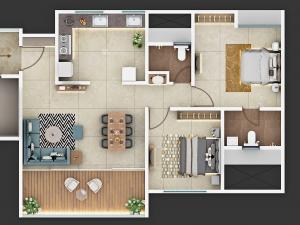 Millennium Emerald - Floor plan