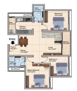 TVS Emerald Elements - Floor plan