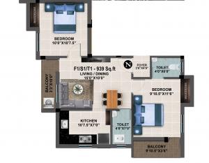 MP Tango - Floor plan