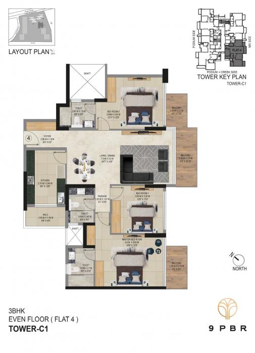 Mistry 9PBR - Floor Plan