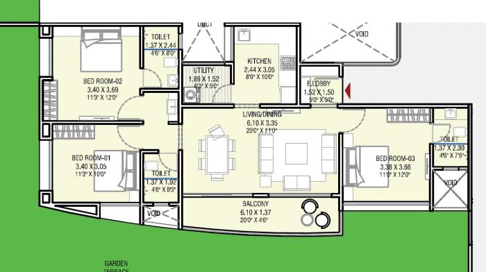 Legacy iLife Upper NIBM - Floor Plan