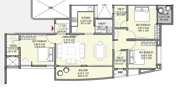 Legacy iLife Upper NIBM - Floor Plan