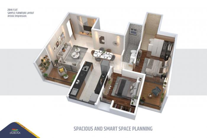 Shubhankar Durvaa Phase 2 A - Floor Plan