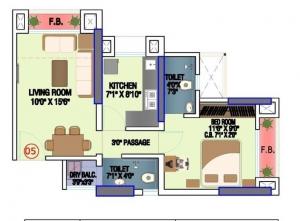 Viraj Heights - Floor plan