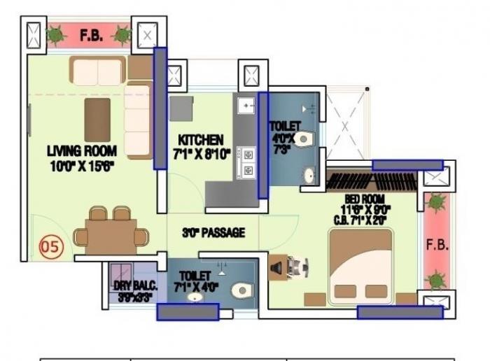 Viraj Heights - Floor Plan