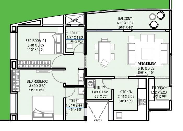 Legacy iLife Upper NIBM - Floor Plan
