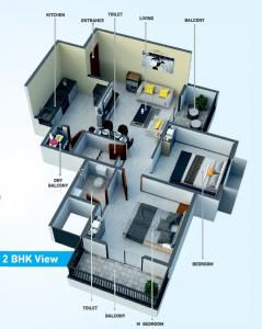 Hexa Towers - Floor plan